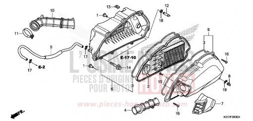LUFTFILTER SH150ADD de 2013