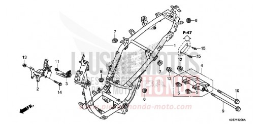 RAHMENKOERPER SH150ADD de 2013