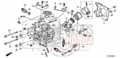 ZYLINDERKOPF SH150ADD de 2013