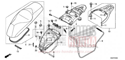 SITZ/HANDGEPAECKFACH SH150ADE de 2014