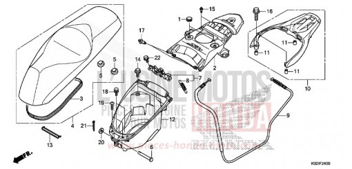 SITZ/HANDGEPAECKFACH SH150ADG de 2016