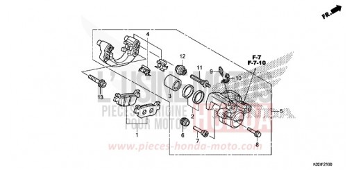 HINTERRAD-BREMSSATTEL SH150ADG de 2016