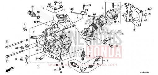 ZYLINDERKOPF SH150ADG de 2016