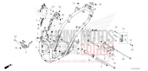 RAHMENKOERPER SH350AR de 2024