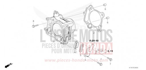 ZYLINDER/PLAETTCHENVENTIL SH350AR de 2024