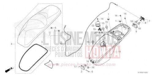 HANDGEPAECKFACH/SITZ SH350AS de 2025
