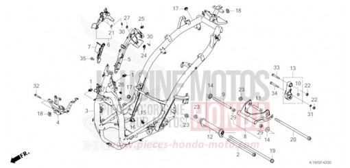 RAHMENKOERPER SH350AS de 2025