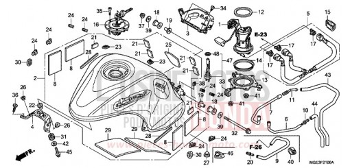 KRAFTSTOFFTANK/KRAFTSTOFFPUMPE VFR1200FDB de 2011