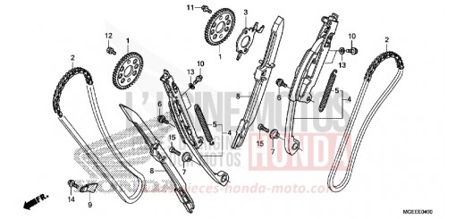 NOCKENWELLENKETTE/SPANNVORRICHTUNG VFR1200FF de 2015