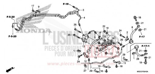 BREMSSCHLAUCH VFR1200FF de 2015
