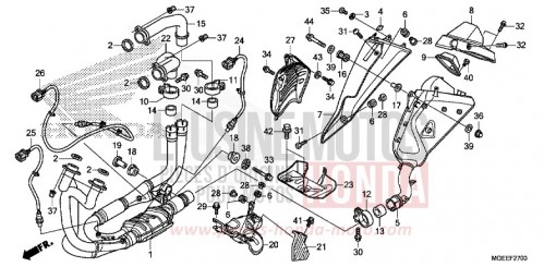 ABGAS-SCHALLDAEMPFER VFR1200FF de 2015