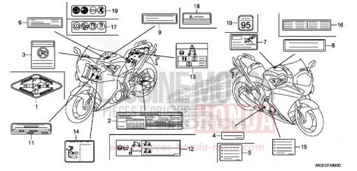 WARNETIKETT VFR1200FF de 2015