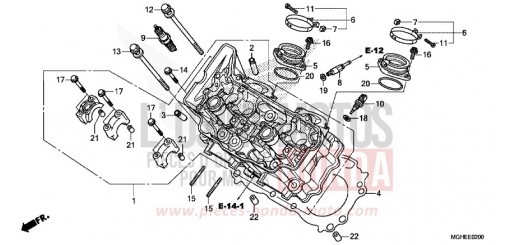ZYLINDERKOPF VFR1200XE de 2014
