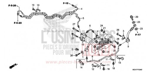 BREMSSCHLAUCH VFR1200XF de 2015