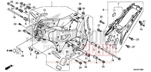 RAHMENKOERPER VFR1200XG de 2016