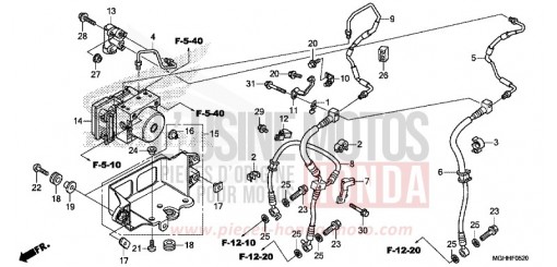 ABS-MODULATOR VFR1200XH de 2017