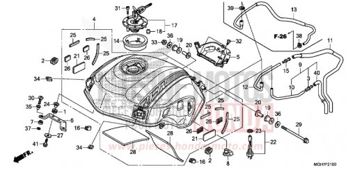 KRAFTSTOFFTANK VFR1200XLF de 2015