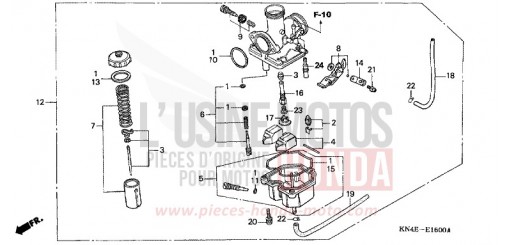 VERGASER XR100R1 de 2001