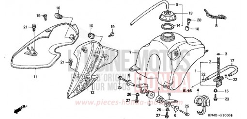 KRAFTSTOFFTANK XR100R1 de 2001