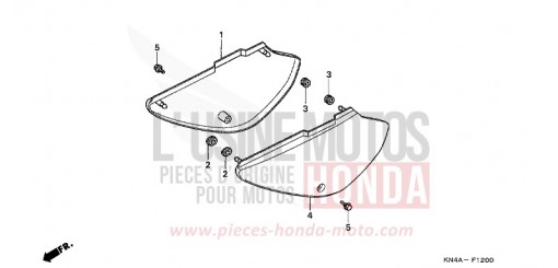 SEITENABDECKUNG XR100R2 de 2002