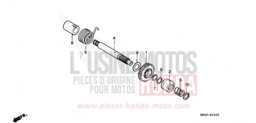 KICKSTARTERSPINDEL XR100R3 de 2003