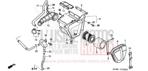 LUFTFILTER XR100R3 de 2003