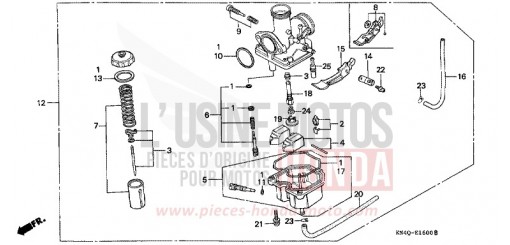 VERGASER XR100RW de 1998