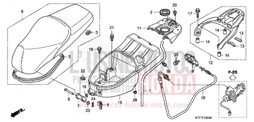 SITZ/HANDGEPAECKFACH SH150R8 de 2008