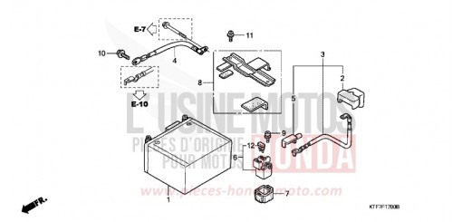 BATTERIE SH150R8 de 2008