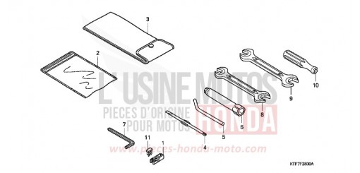 OUTILS SH150R8 de 2008