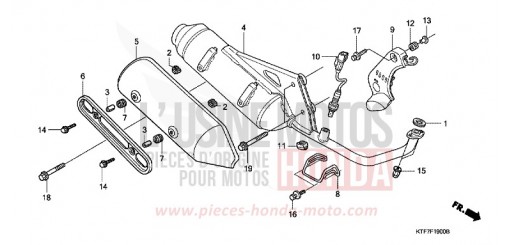 ABGAS-SCHALLDAEMPFER SH150R8 de 2008