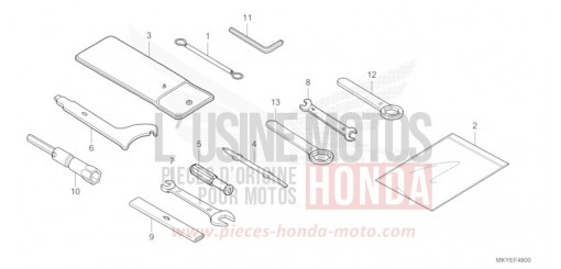WERKZEUG CBR650RACR de 2024