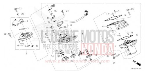 KUPPLUNGSBETAETIGER CBR650RACR de 2024