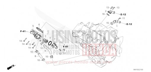 THERMOSTAT CBR650RACR de 2024
