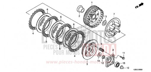KUPPLUNG CRF125FBP de 2024