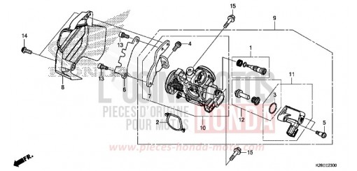 DROSSELKLAPPENGEHAEUSE CRF125FBP de 2024