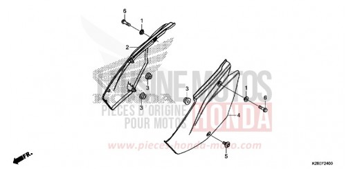 SEITENABDECKUNG CRF125FBP de 2024