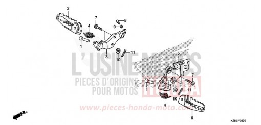 STUFE CRF125FBP de 2024