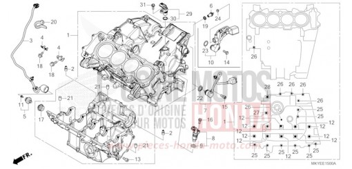 KURBELGEHAEUSE CB650RAR de 2025