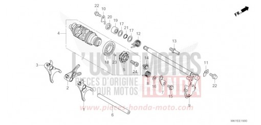 SCHALTTROMMEL CB650RAR de 2025