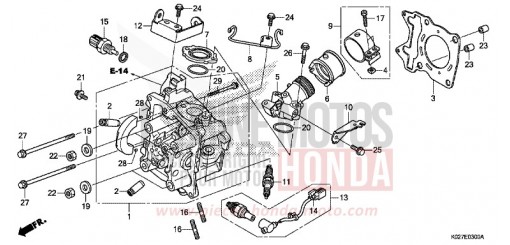 ZYLINDERKOPF SH150ADE de 2014