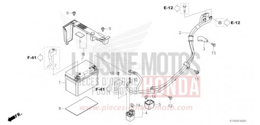 BATTERIE SH350AS de 2025