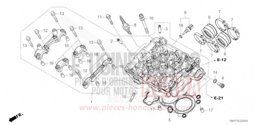 ZYLINDERKOPF CB500XAN de 2023