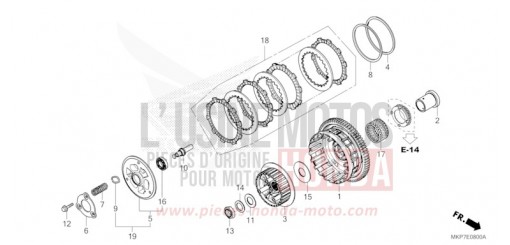 KUPPLUNG CB500XAN de 2023