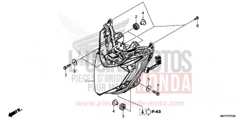 SCHEINWERFER CB500XAN de 2023
