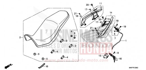 SITZ CB500XAN de 2023
