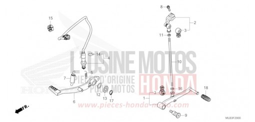 PEDAL CB750AP de 2024
