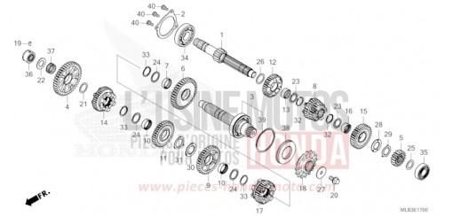 GETRIEBE CB750AP de 2024