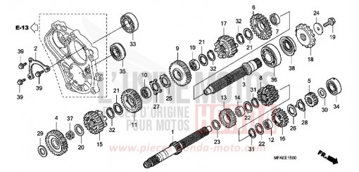 GETRIEBE CBF1000A de 2010