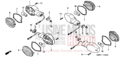BLINKER CBR600F5 de 2005